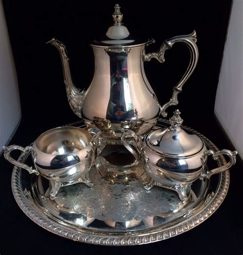 English Silver Plated Tea Set 4 Piece Catawiki
