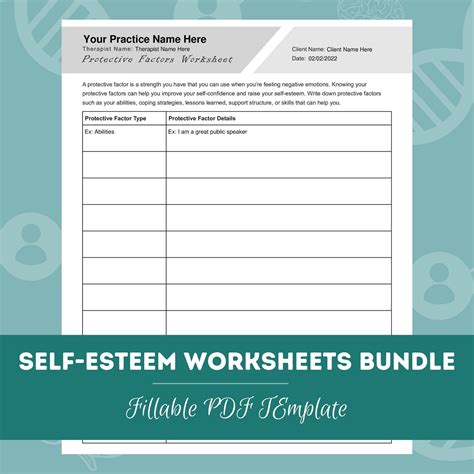 18 Best Self Esteem Worksheets And Activities Incl Pdf Worksheets