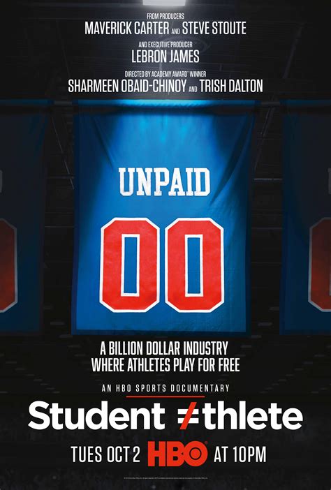 One, it's about a journalist. HBO SPORTS® DOCUMENTARY STUDENT ATHLETE, REVEALING THE ...