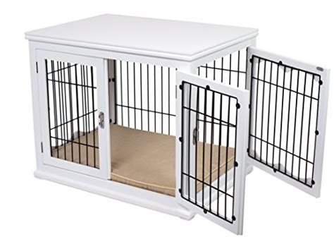 Internet's Best Decorative Dog Kennel with Pet Bed ...