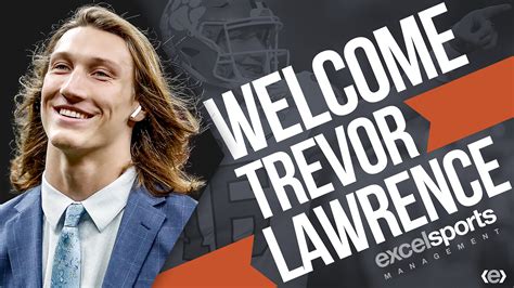 ✅checked your project details :excel sports ✅completed time : Trevor Lawrence Signs With Excel Sports Management ...