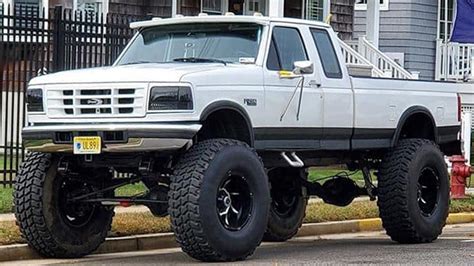 1996 F 250 73 Powerstroke Diesel With 46 Tires On 15 Of Lift Ford
