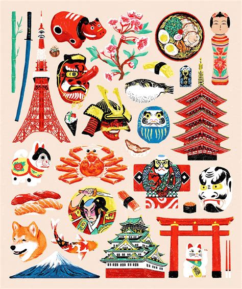 aka on behance japanese graphic design japan illustration japanese icon