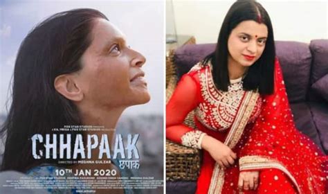 Rangoli Chandel Praises Deepika Padukones Film Chhapaak Says ‘story