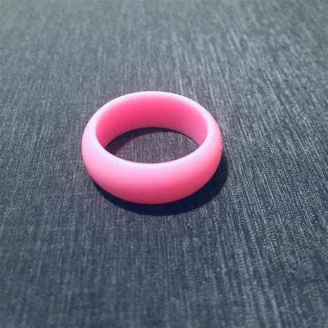 Jewelry Pink Silicone Band Rubber Ring Size 9 Poshmark