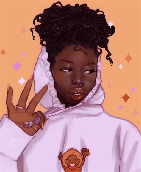 nia on twitter drawings of black girls black girl cartoon black girl art