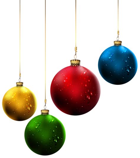 Hanging Christmas Ornaments Png File Png Mart
