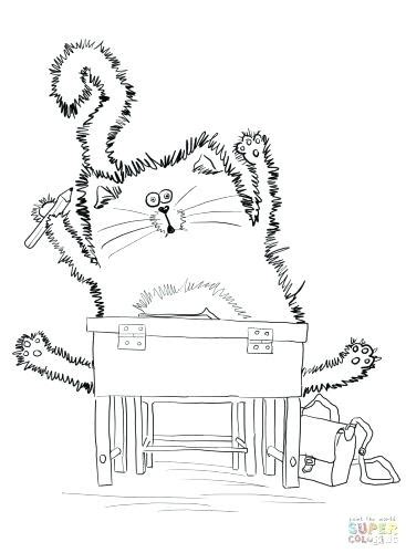 Calico Cat Coloring Page at GetColorings.com | Free printable colorings