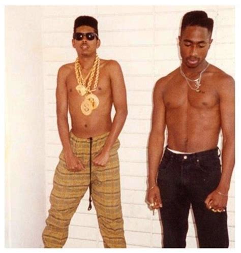 Hip Hop Shock G Tupac Digital Underground Gold Hi Top Fade Tupac