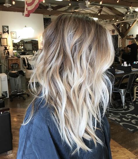 Photos Balayage Blonde Hairstyles With Layered Ends