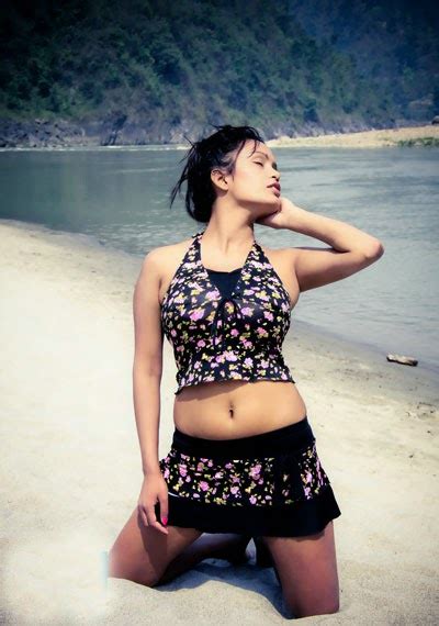 Nepali Model Manita Dhungel Hot Navel Show Nepali Hot Models