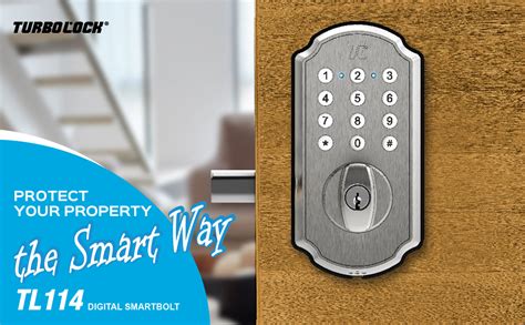 Turbolock Tl114 Digital Smart Door Lock Keyless Door Lock W Keypad
