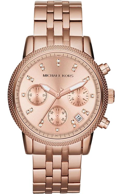 I'm in love with my new mk rose gold watch.i had to get some links taken off but other than that it is perfect brand new had no scratches dents or anything. **NEW* LADIES MICHAEL KORS ROSE GOLD RITZ CRYSTAL WATCH ...