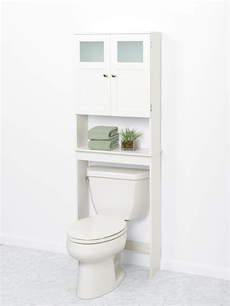 Storage over toilet guest bathroom remodel with custom cabinetry traditional bathroom. Zenna Home Over the Toilet Bathroom Storage Spacesaver ...