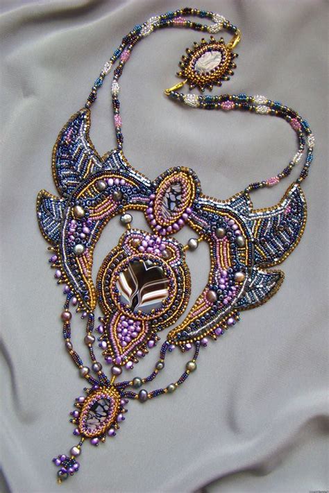 Amazing Embroidered Jewellery By Orubis Beads Magic Bead Work