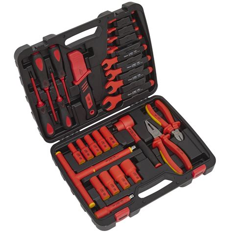 Sealey Ak7945 1000v Insulated Tool Kit 27 Piece Vde Approved From