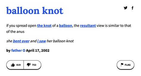 Balloon Knot Slang Definition Balloon Knot Slang Know Your Meme