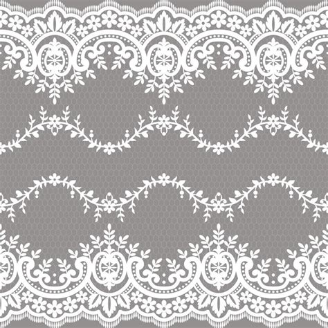 Lace Seamless Pattern With Flowers 6935490 Vector Art At Vecteezy