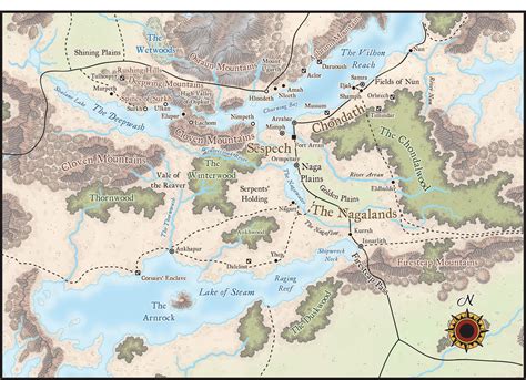 World Map Forgotten Realms Dnd 5e Wikidot Paladin Pelajaran