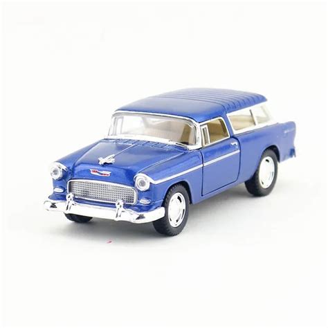 Kinsmart Die Cast Metal Model140 Scale1955 Chevy Nomad Classical Toy