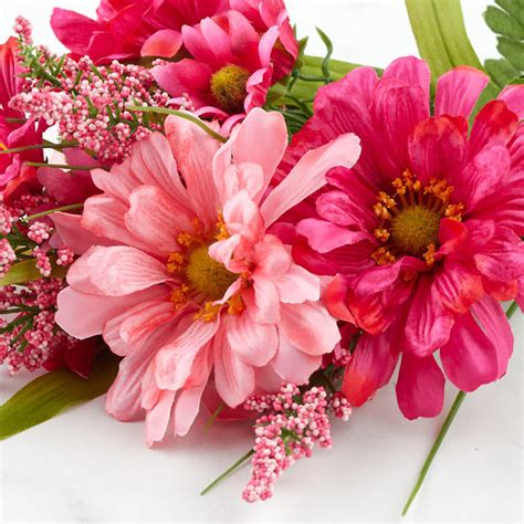 ✓ free for commercial use ✓ high quality images. Pink Artificial Zinnia Bush - Spring + Summer Flowers ...