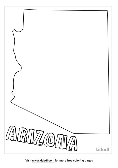 Arizona State Coloring Pages
