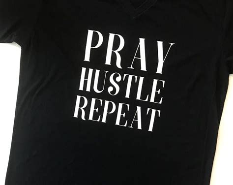 pray hustle repeat tee faith t shirt inspiring shirt christian t shirt inspirational shirt