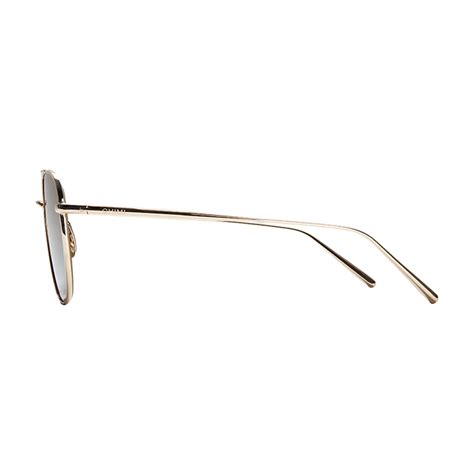 chimi eyewear steel pilot brown sunglasses 55mm baltzar