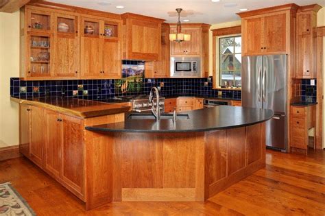The craftsman design style is known for its clean lines, rich wood cabinetry and quality construction. Craftsman Style Inset Beaded Cabinets | T. Scholl Fine Woodworks