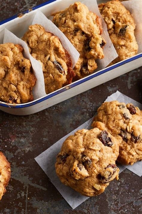 Walnuts and raisins are optional. Cinnamon-Raisin Oatmeal Cookies | Recipe | Healthy Recipes in 2019 | Oatmeal cookie recipes ...
