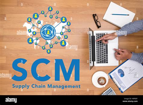 Scm Supply Chain Management Konzept Stockfotografie Alamy