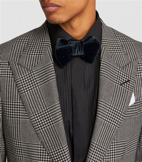 Mens Tom Ford Blue Velvet Bow Tie Harrods Uk