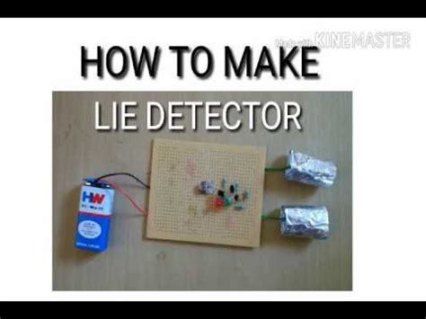 Build this lie detector and find out the truth! How to make lie detector - YouTube