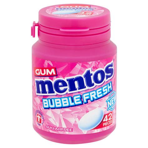 Mentos Gum Bubble Fresh 42 Pieces 588g Chewing Gum And Mints Iceland