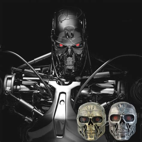 The Terminator Movie T 800 Robot Cosplay Maskt 800 Robot