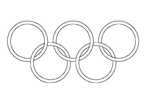 Olympic Rings Sketch Drawing Skill