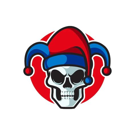 Premium Vector Skull Clown E Sport Mascot Logo
