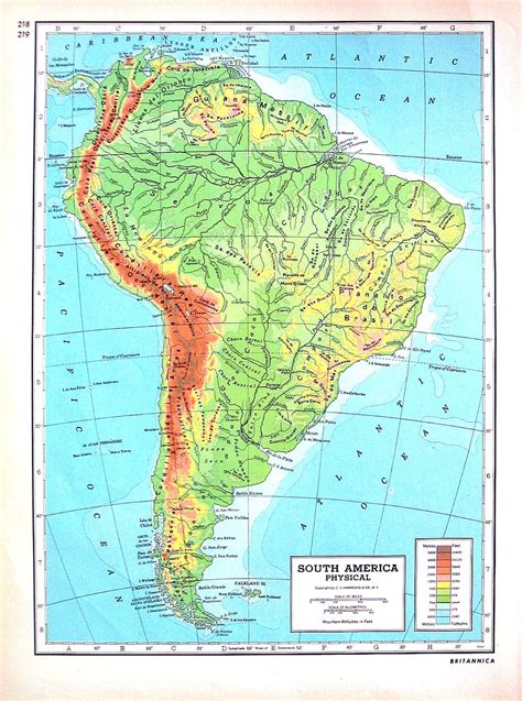South America Atlas Map