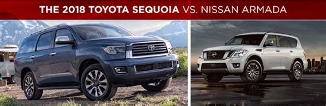 Toyota Sequoia Vs Nissan Armada Rivertown Toyota