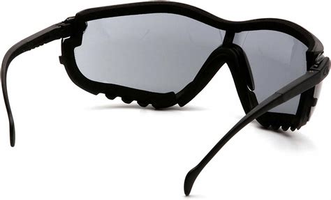 Pyramex V2g Safety Glasses Goggles Black Frame Gray Anti Fog Lens