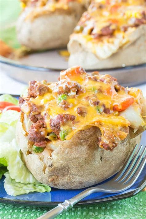 Maybe you would like to learn more about one of these? Shepherd's Pie Stuffed Baked Potatoes - Cupcakes & Kale Chips