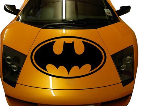 Custom Made Car Hood Batman Premium Decal Sticker Vinyl Sport Auto