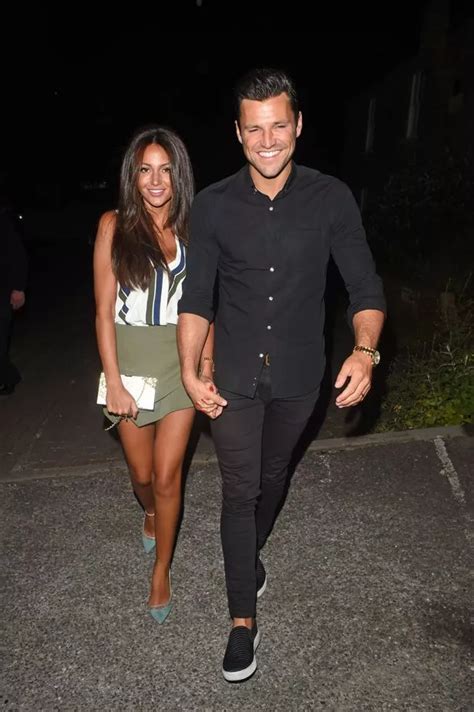 mark wright and new wife michelle keegan are all smiles on their first date night after their