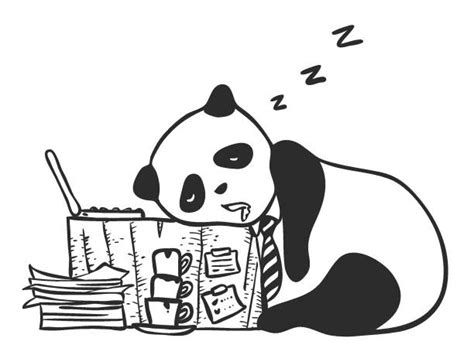 Sleepy Panda Illustrations Royalty Free Vector Graphics And Clip Art