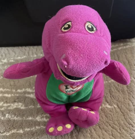 Barney Purple Plush Dinosaur 9 Singing Stuffed I Love You Lyons 2013