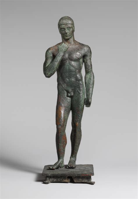 Bronze youth. Period: Classical. Date: ca. 470 B.C. Culture: Greek