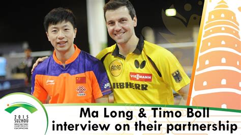 Check spelling or type a new query. Ma Long & Timo Boll Interview on their #ITTFWorlds2015 ...