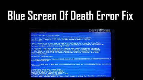 Ultimate Tips How To Fix Blue Screen Error In Windows 7 Easy 100
