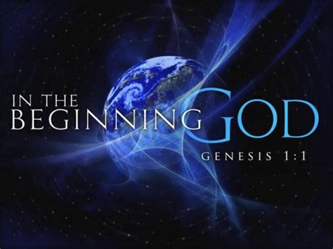 Genesis1 1inbegingod54161843std In The Beginning God Genesis 1 Bible