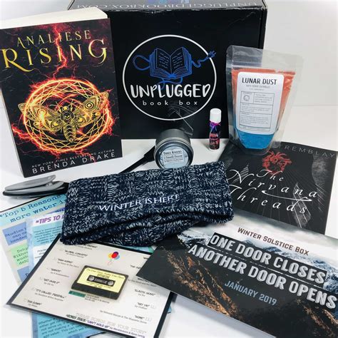 Unplugged Book Box January 2019 Subscription Box Review Hello